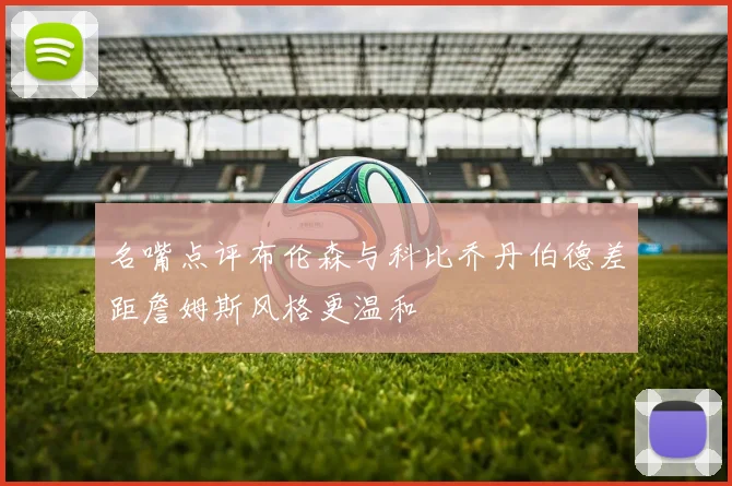 名嘴点评布伦森与科比乔丹伯德差距詹姆斯风格更温和